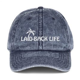 Laid-Back Palm Vintage Cotton Twill Cap